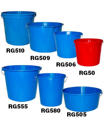 Argee 2.5 Quart Blue Bucket, 12-Pack